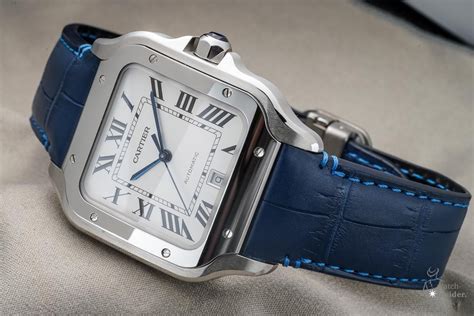 cartier mens watch leather strap|cartier watch white rubber strap.